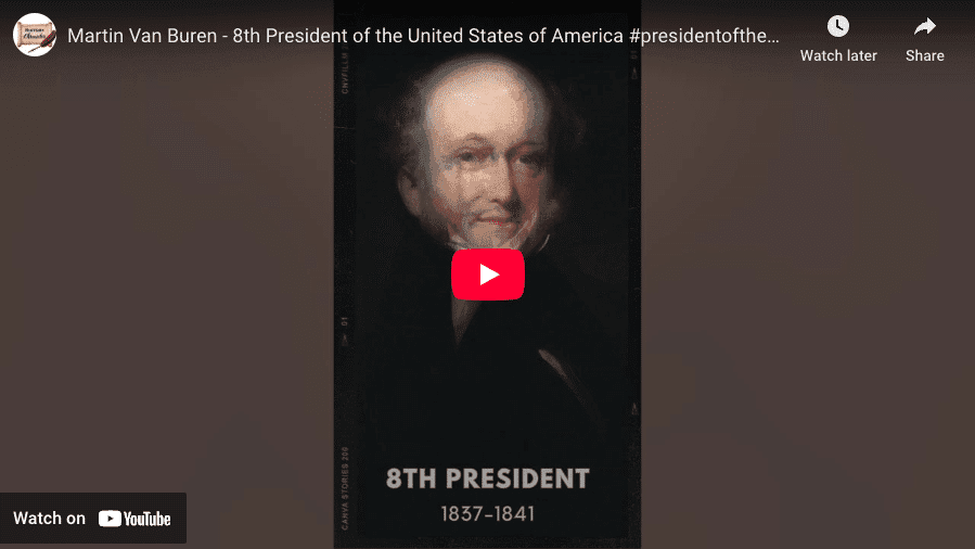 Martin Van Buren - 8th President of the United States of America